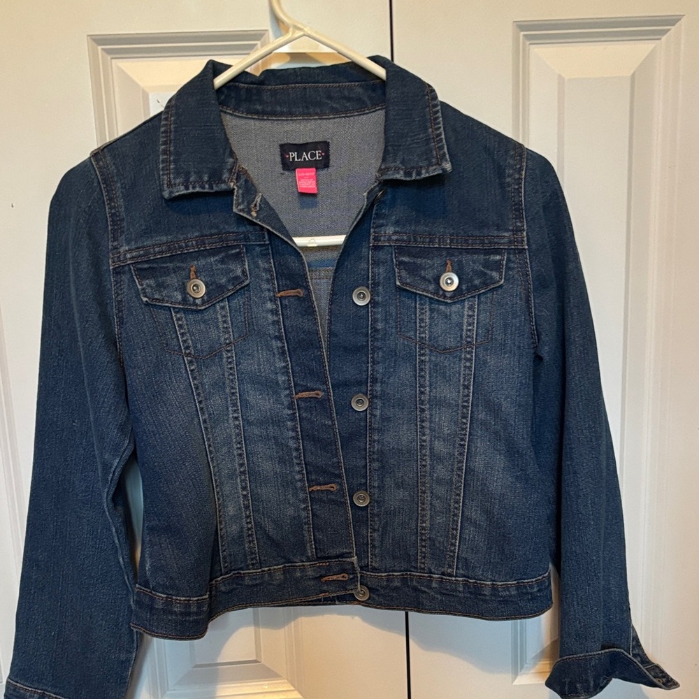 NEW! Children's Place Dark Blue Jean Jacket